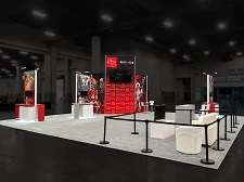 Custom 40x40 Trade Show Booth – EVO Championship Series 2022