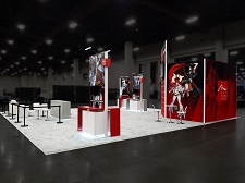 Custom 40x40 Trade Show Booth – EVO Championship Series 2022