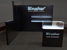 Custom 10x10 Trade Show Booth – USA CBD Show 1