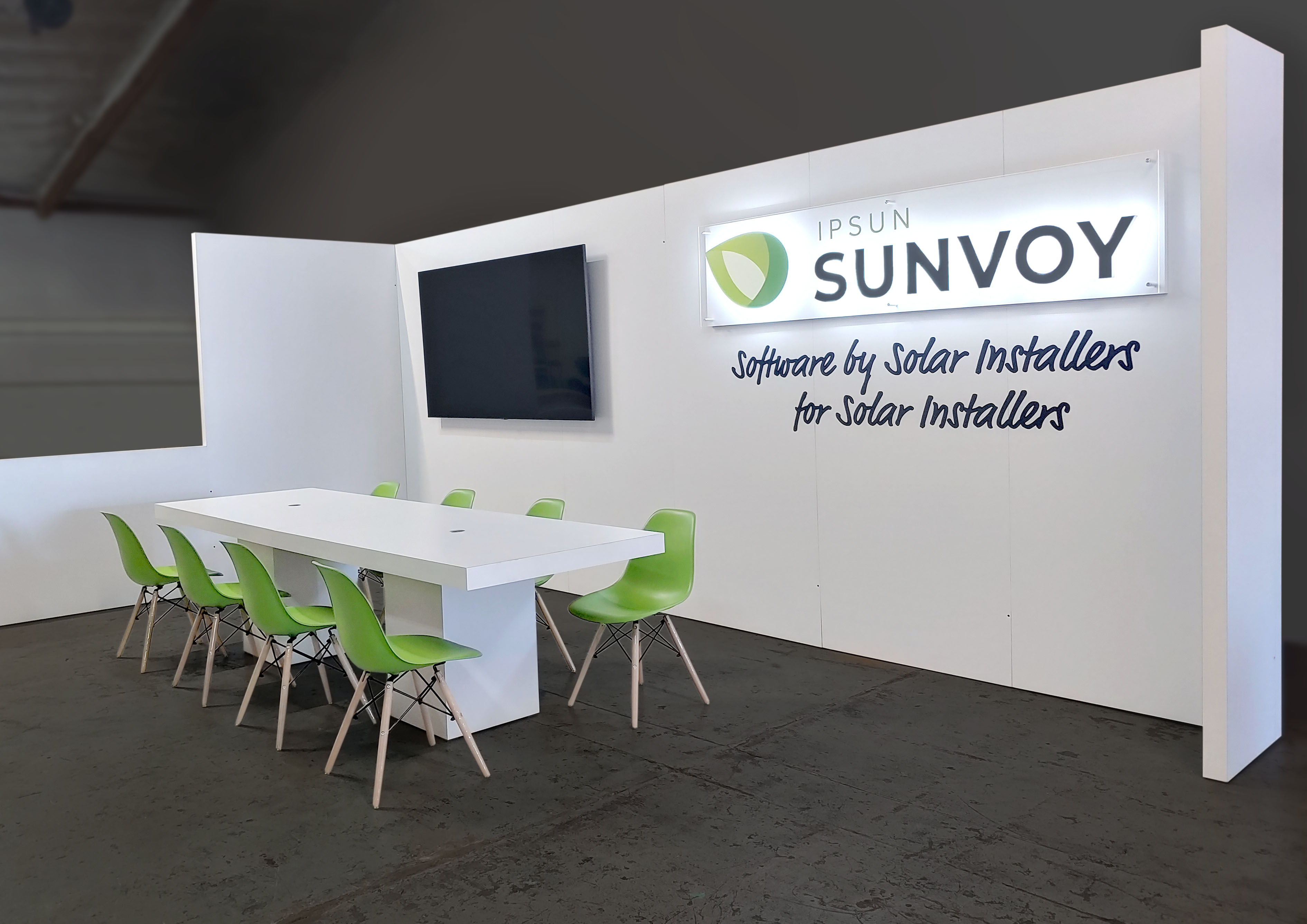 Custom 10x20 Trade Show Booth – RE+ - Intersolar North America